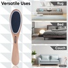 image:imageSuperio Lint Brush for Clothes12Pack3 in 1 Garment Brush  Double Sided Wood HandleClothes BrushLint Brush for SuitWool CoatRemoves Pet Lint and Dust and Shoe Horn6 Pack