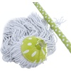 image:imageSuperio Lightweight Essential Household Broom Head GrayPolka Dot Design