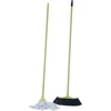 image:imageSuperio Lightweight Essential Household Broom Head GrayPolka Dot Design