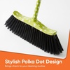 image:imageSuperio Lightweight Essential Household Broom Head GrayPolka Dot Design