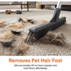 image:imageSuperio Pet Hair Removal Cleaning Set 16 Inch Silicone Broom Head with Wide Dustpan Carpet Rake for Dog amp Cat Fur Rubber Lip Dustpan with Comb Teeth MultiSurface Cleaning Kit