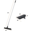 image:imageSuperio Pet Hair Remover Cleaning Set 16 Inch Silicone Broom Head with Wide Dustpan Carpet Rake for Dog amp Cat Fur Rubber Lip Dustpan with Comb Teeth Grey