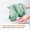 image:imageSuperio Microfiber Window Cleaning Cloth Mirror amp Glass Miracle Cloth Lint amp Streak Free Washable Large EcoFriendly for Cars Tv Screens Glasses Cleans with Plain Water 14x16 36 Pack