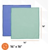 image:imageSuperio Microfiber Window Cleaning Cloth Mirror amp Glass Miracle Cloth Lint amp Streak Free Washable Large EcoFriendly for Cars Tv Screens Glasses Cleans with Plain Water 14x16 36 Pack