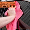 image:imageSuperio Yellow Microfiber Cleaning Cloth for Cars House Bthroom 16x16 Miracle Cloth Streak Free Lint Free Rag Cleaning Towel No Detergent Needed4Pink