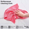 image:imageSuperio Yellow Microfiber Cleaning Cloth for Cars House Bthroom 16x16 Miracle Cloth Streak Free Lint Free Rag Cleaning Towel No Detergent Needed4Pink