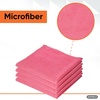 image:imageSuperio Yellow Microfiber Cleaning Cloth for Cars House Bthroom 16x16 Miracle Cloth Streak Free Lint Free Rag Cleaning Towel No Detergent Needed4Pink
