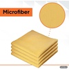 image:imageSuperio Yellow Microfiber Cleaning Cloth for Cars House Bthroom 16x16 Miracle Cloth Streak Free Lint Free Rag Cleaning Towel No Detergent Needed4Yellow