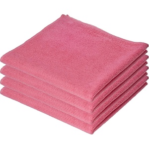 image:imageSuperio Yellow Microfiber Cleaning Cloth for Cars House Bthroom 16x16 Miracle Cloth Streak Free Lint Free Rag Cleaning Towel No Detergent Needed4Pink